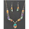 Image 2 : Zuni Inlay Necklace - "L"