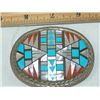 Image 2 : Zuni Inlay Buckle - Madeline Beyuka(?)