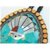Image 2 : Zuni Overlay Bolo Tie
