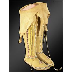 Kiowa Beaded Moccasins