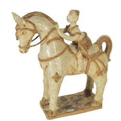 Buddhist Pottery Figure