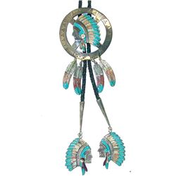 Zuni/Navajo Bolo Tie - JM
