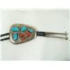 Image 6 : Zuni Buckle/Bolo Set - Effie Calavaza