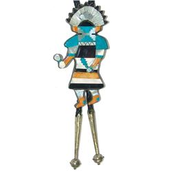 Zuni Inlay Bolo Tie