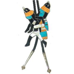 Zuni Style Inlay Bolo Tie