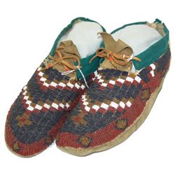Blackfoot Beaded Moccasins