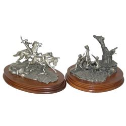 2 Chilmark Pewter Sculptures - Don Polland