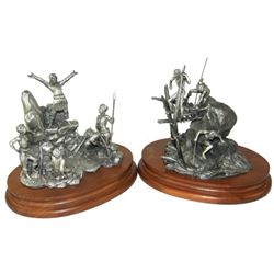 2 Pewter Sculptures - Don Polland