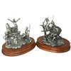 Image 1 : 2 Pewter Sculptures - Don Polland
