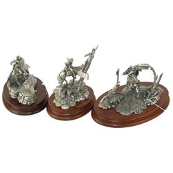 3 Pewter Sculptures - Don Polland