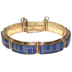 Gold Inlay Bracelet - Julian Arviso