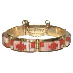 Gold Inlay Bracelet - Julian Arviso