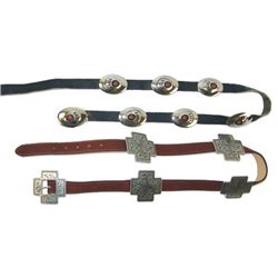 Two "Almost" Concho Belts
