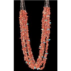 Pueblo Coral Necklace