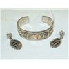 Image 2 : Navajo Bracelet & Earring Set - Arland Benn