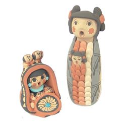 2 Jemez Pottery Figures