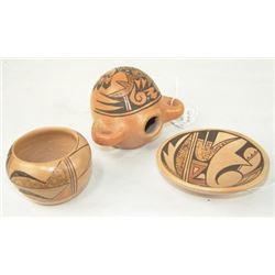 3 Hopi Pottery Vessels