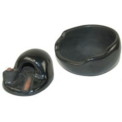 2 San Ildefonso Pottery Vessels - Cavan Gonzalez