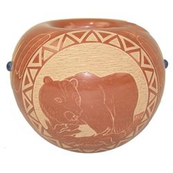 Santa Clara (Sioux) Pottery Jar - Redstarr
