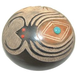 Santa Clara Pottery Jar - Corn Moquino