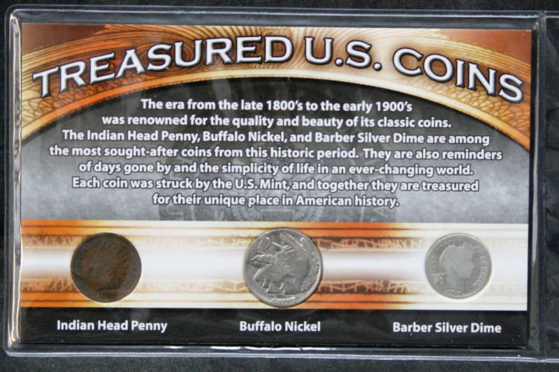 Treasured U.S. Coins - 3 Coin Collection
