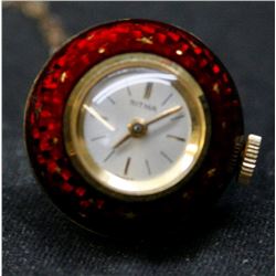 Vintage Ritma Swiss Pendant Ball Watch - Beautifully Enameled