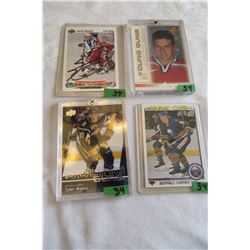 Tyler Myers (Rookie) Upperdeck, Dany Heatley (Rookie) O-Pee-Chee, Keith Thachuk (Rookie) Upperdeck, 