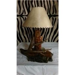 Key Item #3 of 5 Antler Table Lamp
