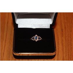 Ladies Sapphire and Diamond Ring
