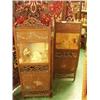 Image 1 : Mahogany three section screen…