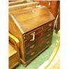 Image 1 : 18c oak country bureau with four graduated drawers, cock beaded, in need of some restoration, 36"…