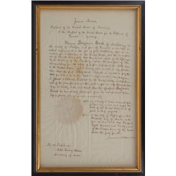 James Monroe and John Quincy Adams