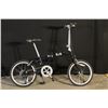 Image 1 : BLACK FIORI EIGHT 8 SPEED FOLDING BIKE WITH KICKSTAND