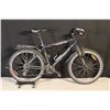Image 1 : BLUE AND GREY MIELE TWIN TRACK 21 SPEED FRONT SUSPENSION MOUNTAIN BIKE