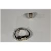 Image 1 : GRENAR LADIES BANGLE WRIST WATCH (NOT WORKING), AND A 10KT WHITE GOLD DIAMOND SET LADIES RING WITH