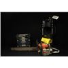 Image 1 : HUSQVARNA GAS CHAINSAW, BOSCH JOB SITE RADIO & KARCHER 330 ELECTRIC PRESSURE WASHER