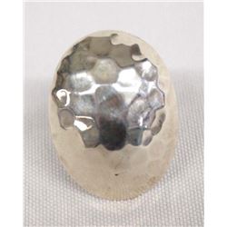 Navajo Hammered Sterling Silver Ring, Size 7.25