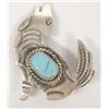 Image 1 : Native American Navajo Sterling Turquoise Pin