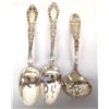 Image 2 : Estate Silver Plate Ladle and 3 Serving Spoons
