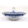 Image 1 : Edge Malkin & Co. Ltd. Burslem Cobalt Blue Tureen