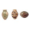 Image 1 : 3 Mexican Mata Ortiz Pottery Jars
