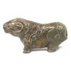 Image 1 : Chinese Carved Jade Water Buffalo Netsuke