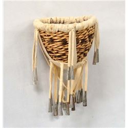 Native American Apache Miniature Burden Basket