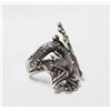 Image 2 : Mexican Taxco Sterling Dragon Adjustable Ring