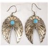 Image 1 : Native American Navajo Sterling Turquoise Earrings