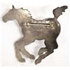 Image 2 : Navajo Silver Turquoise Horse Pin by Cleveland