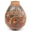 Image 2 : Mexican Mata Ortiz Polychrome Jar by D. Gonzalez