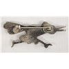 Image 2 : Zuni Sterling Channel Inlay Roadrunner Pin
