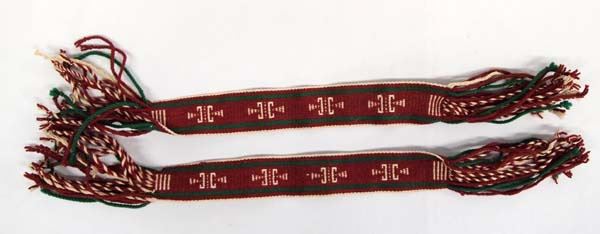 Native Garters Native American Hopi Hand Woven Dance Garters