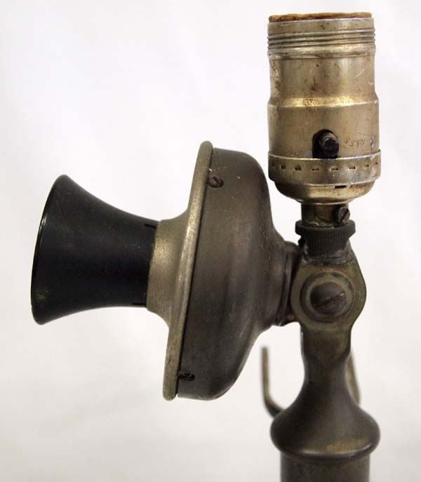 Antique Kellogg Candlestick Phone Lamp